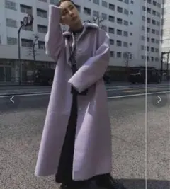 美品　AMERI MANY WAY FAKE BOA COAT