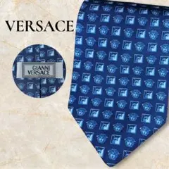 美品　GIANNI VERSACE ヴェルサーチ ネクタイ メデューサ 総柄