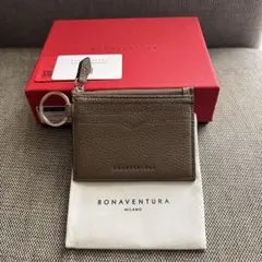 ボナベンチュラBONAVENTURA名刺入れ カードケースレザー エトープ