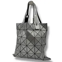 【正規品】ISSEY MIYAKE BAOBAO トートバッグ/シルバー BAO BAO isseymiyake ハンドル調整可能 PRISM トートバッグ