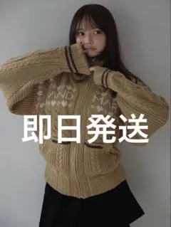 ANDMARY Mary knit cowichan カウチン