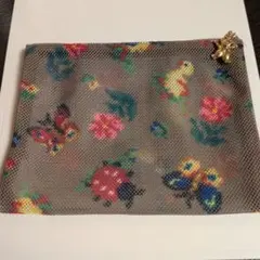 フェイラー ハイジ メッシュポーチ M ベージュ