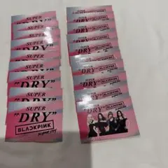 blackpink スーパードライステッカー2種類コンプリート19枚