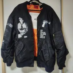 オーバーサイズ　ドッキングデザイン　МA1