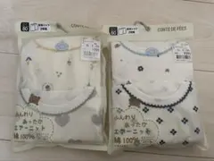 女の子　長袖シャツ　80 綿100% 2点セット売り