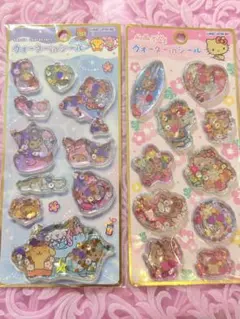 《正規品》サンリオ日焼け・キティ日焼けウォーターinシール 2シートセット