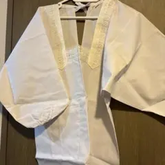 レース付き白割烹着
