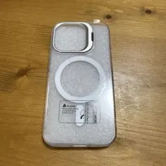 iPhone用 MagSafe対応 スタンド付きクリアケース