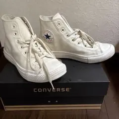 CONVERSE ALL STAR ホワイト ハイカットスニーカー　雨天仕様