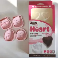 すみっコぐらし　クッキー型 Sweet Heart シリコン型 Mサイズ
