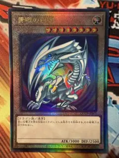 遊戯王　青眼の白龍　ブルーアイズ ホワイトドラゴン　レリーフ　アルティメットレア