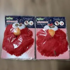 セサミストリート エルモ ふわふわシュシュ 2個セット