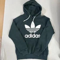 SALE‼️adidas ダークグリーン フード付きパーカー