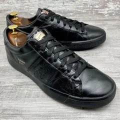 652【人気】Onitsuka Tiger レザースニーカー 黒27.5cm