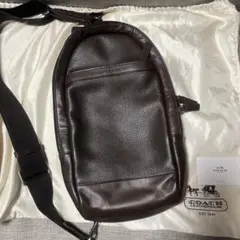 2605-291｜コーチ ボディバッグ ブラウン - メルカリ
