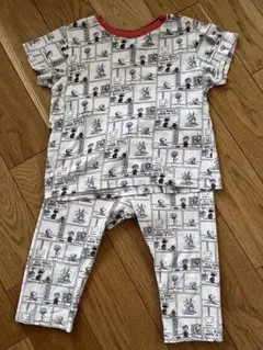 UNIQLO スヌーピー　セットアップ　トッピス100 ボトム110