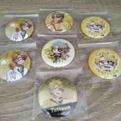 カラフルピーチ たっつん 缶バッチ 7個 初期缶バッチあり