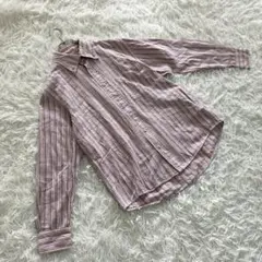 CHAPS Ralph Lauren【M】ストライプシャツ コットン100%