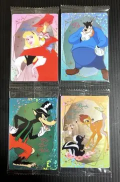 ディズニー カードウエハース 4枚セット