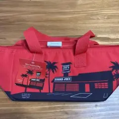Trader Joe’s トレジョ　トレーダージョーズ　ミニ保冷バッグ　赤レッド