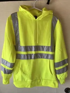蛍光パーカー　イエロー　古着