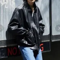 FREAK’S STORE フェイクレザーブルゾン