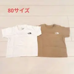 美品 ノースフェイス ベビーTシャツ 2枚セット 80cmのサムネイル