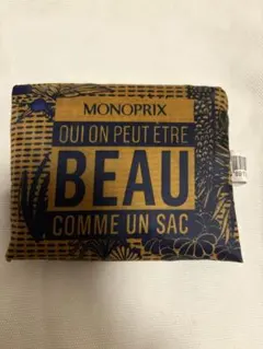 MONOPRIX モノプリ エコバッグ 折りたたみ 総柄