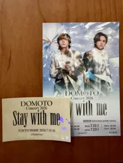 DOMOTO コンサート2026 stay with me ホログラムステッカー - メルカリ