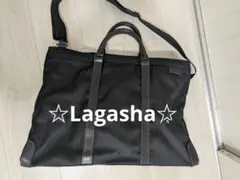 Lagasha☆ラガシャ ビジネスバッグ 黒色のサムネイル