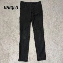 ユニクロ ストレッチ レギンスパンツ ジーンズ デニムパンツ ウエストゴムのサムネイル