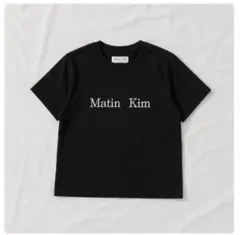 新品】Matin Kim 黒 ロングTシャツ L - メルカリ