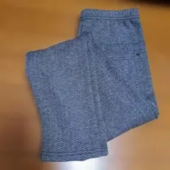 レギンス　裏地あったか　ヘリンボーン柄 スパッツ ダークグレー