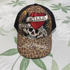ed hardy エドハーディ メッシュキャップ Y2K ドクロ 髑髏 - メルカリ