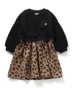 ボアドッキングワンピース　breeze 新品未使用