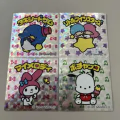 サンリオキャラクターズマンチョコ 4枚セット