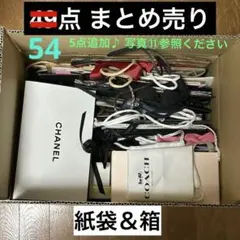 追加！【まとめ売り】 54点 ブランド＆ノーブランド ショッパー 紙袋＆箱