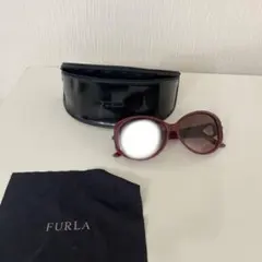 FURLA ワインレッド サングラス ケース付き
