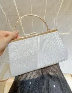 【2way】パーティーバッグ クラッチバッグ 結婚式 ハンドバッグ お呼ばれ