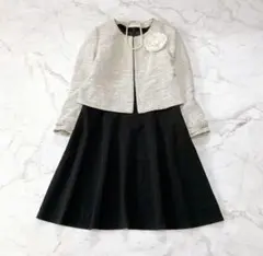 ナチュラルビューティーベーシック　セットアップ　ジャケット　ワンピース　M