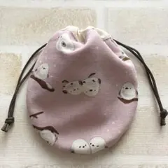 まんまる巾着 ＊ ハンドメイド【151】