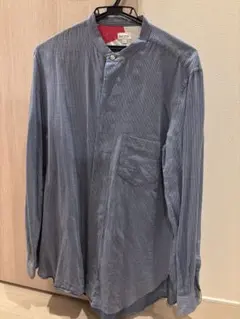 Paul Smith ストライプ バンドカラーシャツ Lサイズ