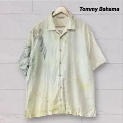 トミーバハマ　Tommy Bahama リネン　アロハ　ヤシの木　半袖シャツのサムネイル