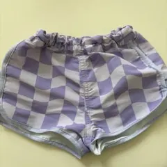 BREEZE 水陸両用ラインパンツ ショート丈 パープル　80cm