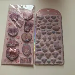 マイメロディ　コットンパフィーシール 　メロクロ　シャカシャカシール　サンリオ