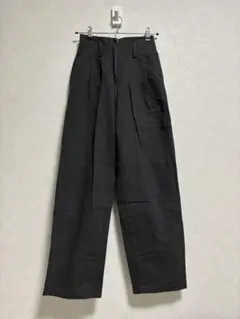 kareno 黒 コットン100% ワイドパンツ