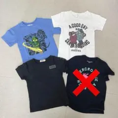 Tシャツ 3枚セット 120cm H&M AVIREX yurayuraのサムネイル