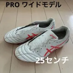 DS LIGHT PRO WIDEサッカースパイク ホワイト/レッド