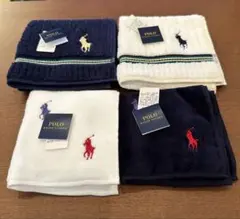 4点セット　POLO ラルフローレン　ハンカチ　ハンドタオル　ミニタオル