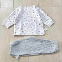 ユニクロ 羊プリント キルトパジャマ 90cm